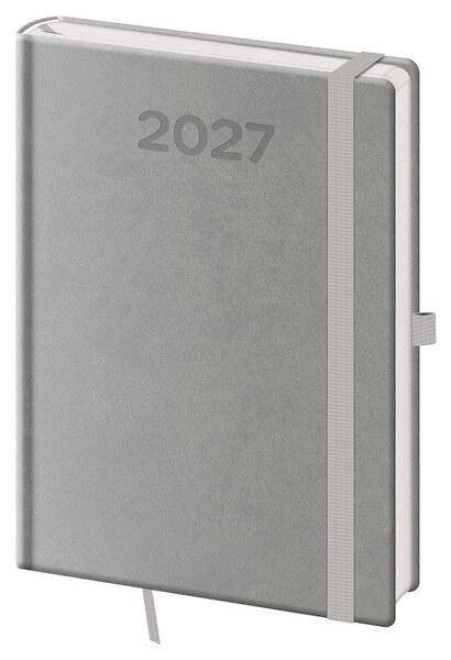 Levně Denní diář 2027 A5 Print Pop šedý
