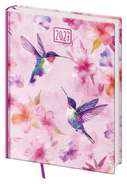 Levně Denní diář 2027 B6 Vario Lyra Colibri