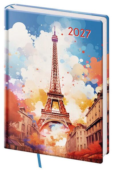 Levně Denní diář 2027 A5 Vario Lyra Paris