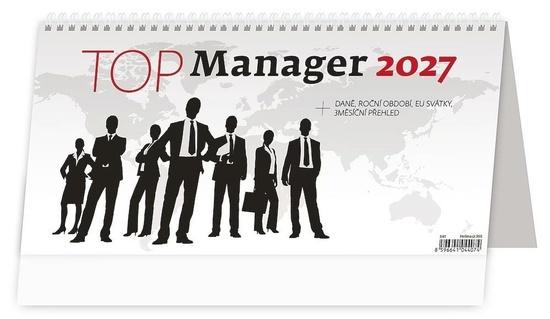 Levně Plánovací kalendář Top Manager 2027 - stolní kalendář