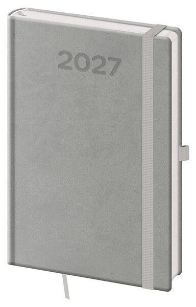 Levně Týdenní diář 2027 A5 Print Pop šedý