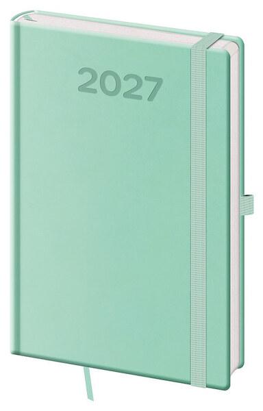 Levně Týdenní diář 2027 A5 Print Pop světle zelený