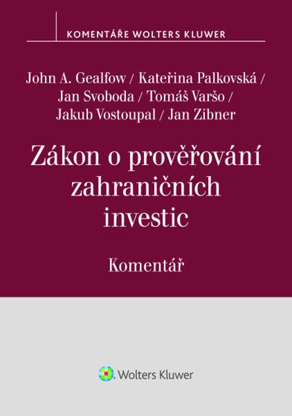 Levně Zákon o prověřování zahraničních investic Komentář