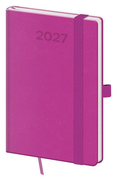 Levně Kapesní diář 2027 A6 Print Pop fialový