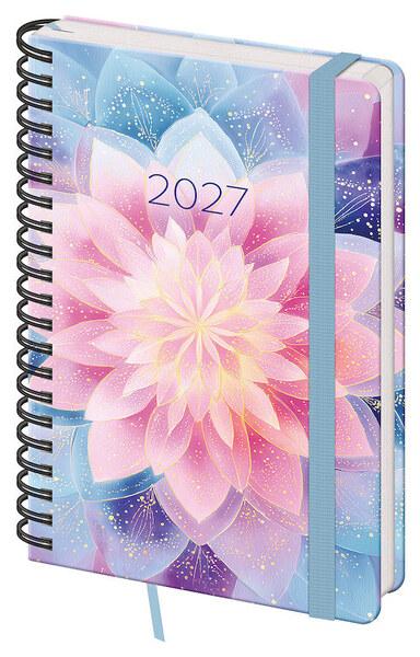Levně Týdenní diář 2027 A5 Twin s poznámkami Lotus