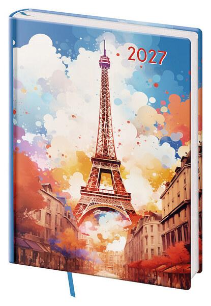 Levně Týdenní diář 2027 B6 Vario Lyra Paris