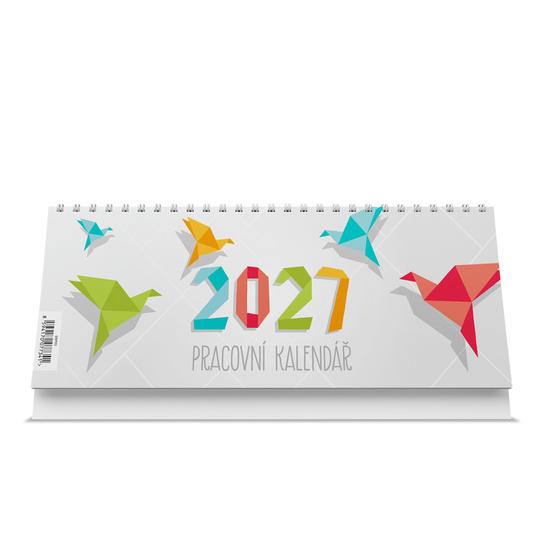 Pracovní kalendář 2027 - stolní kalendář