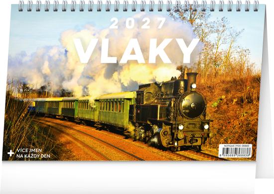 Vlaky 2027 - stolní kalendář