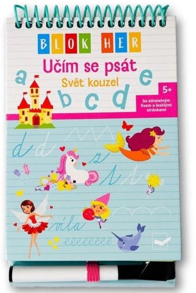 Blok her Učím se psát Svět kouzel - 9788025641026