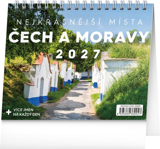 Nejkrásnější místa Čech a Moravy 2027 - stolní kalendář