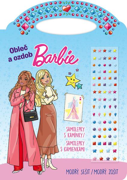 Levně Barbie modrý sešit/zošit
