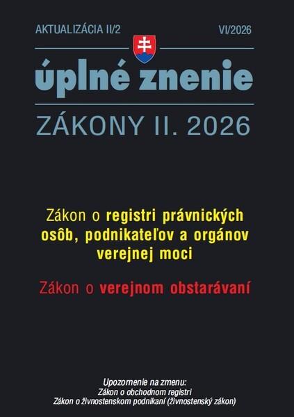 Aktualizácia II/2 2026 – Obchodné a občianske právo