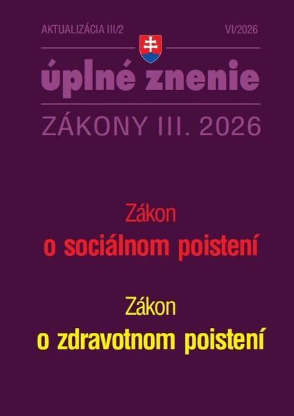 Aktualizácia III/2 2026 – Sociálne zabezpečenie