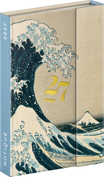 Týdenní magnetický diář 2027 Katsushi Hokusai