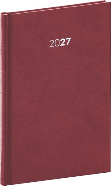 Týdenní diář Balakon 2027 bordó