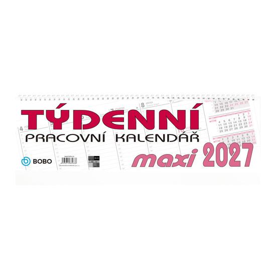 Pracovní kalendář 2027 MAXI - stolní kalendář
