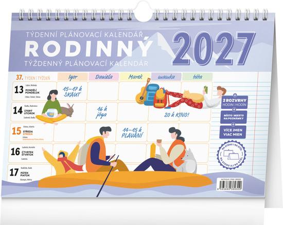 Rodinný plánovací 2027 - stolní kalendář