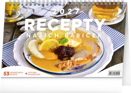 Recepty našich babiček 2027 - stolní kalendář