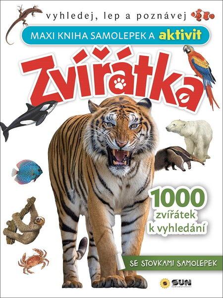 Zvířátka Maxi kniha samolepek a aktivit - 9788076876293