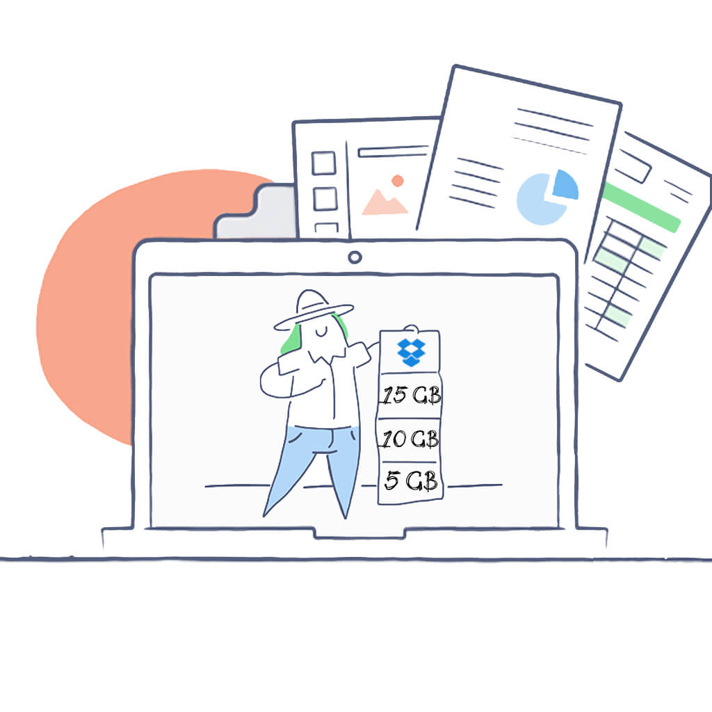 DROPBOX + 5 GB UPGRADE-Service / Speicher Erweiterung - permanent