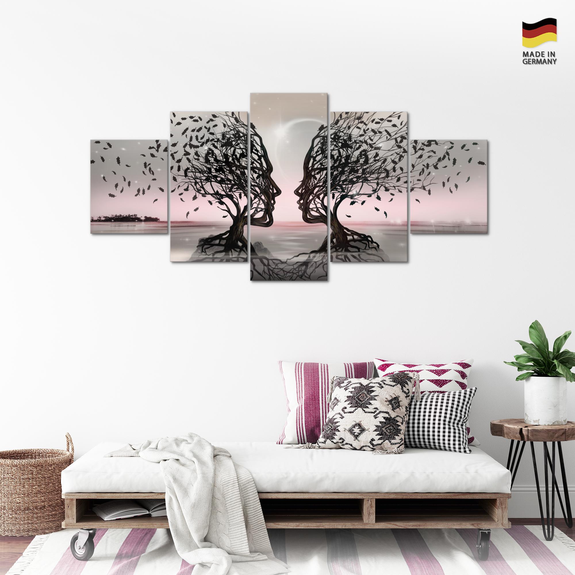 Wandbilder Wohnzimmer Abstrakt Baum Schlafzimmer Bild Deko Liebespaar