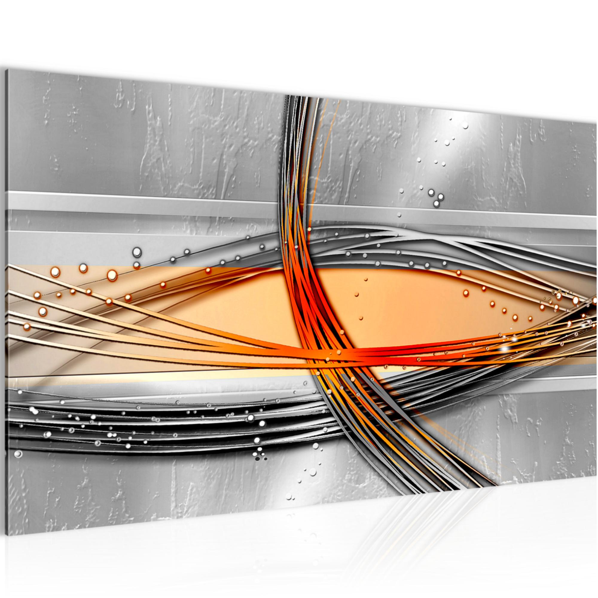 Wandbilder Wohnzimmer - Abstrakt Schlafzimmer - Vlies Leinwand Bild