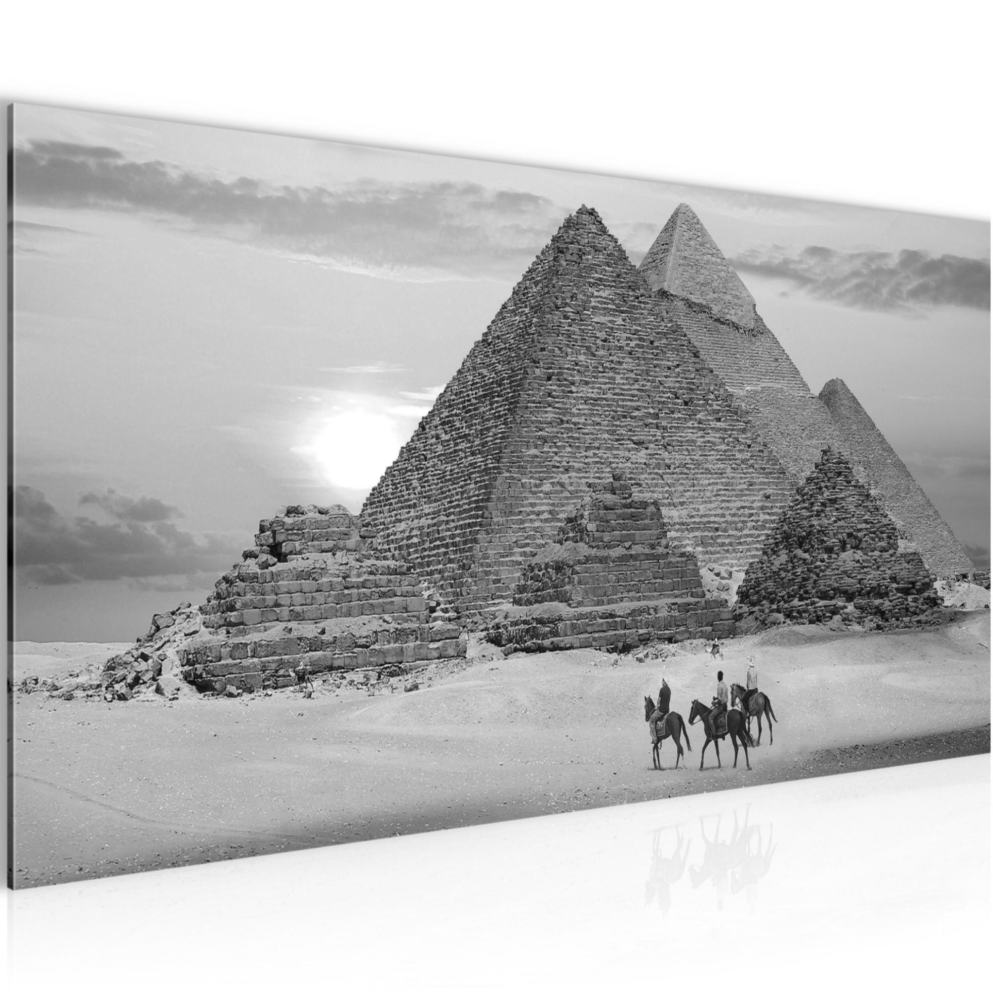 Wandbild XXL Modern Wohnzimmer - Ägypten Pyramiden - Schlafzimmer