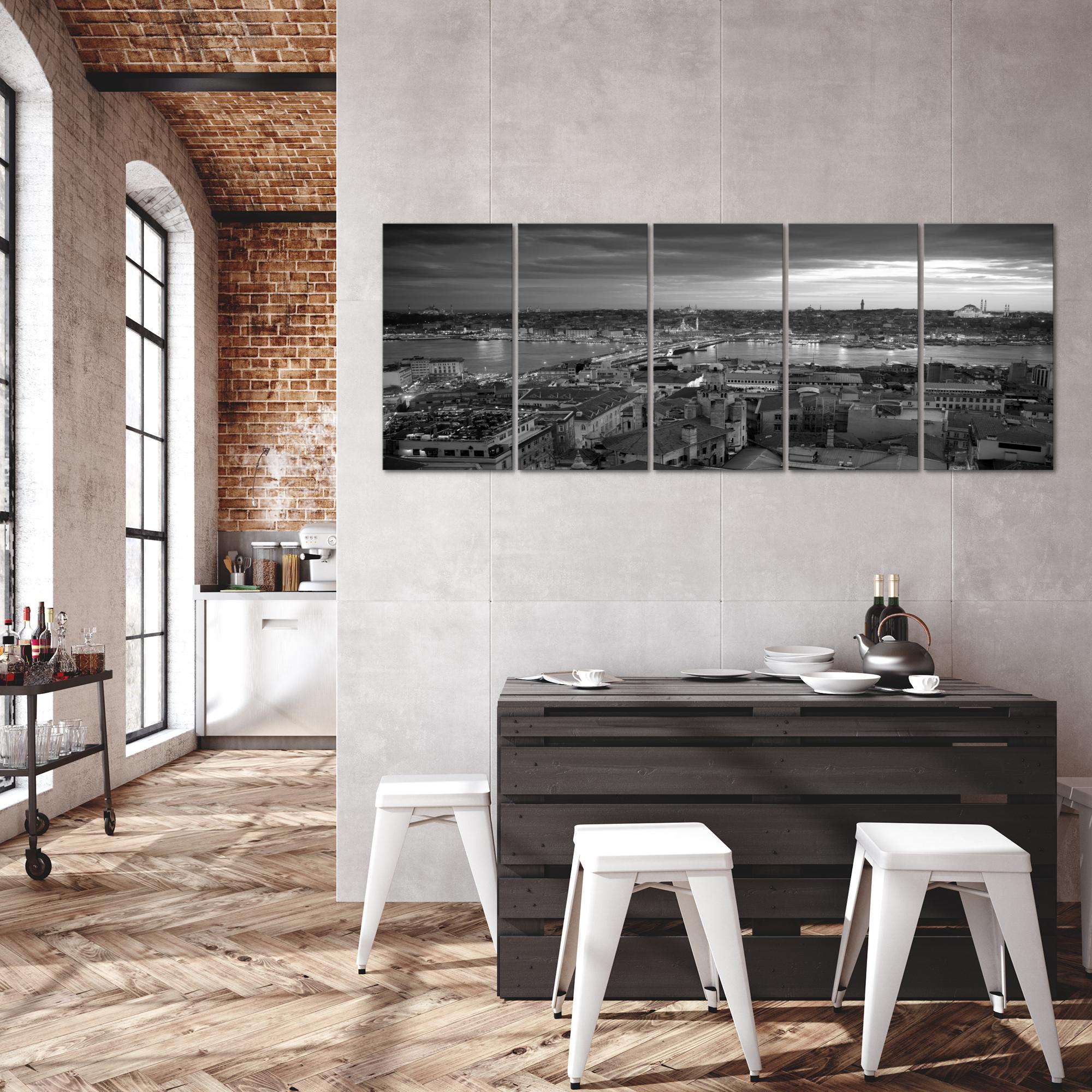 Wandbild XXL Modern Wohnzimmer - Istanbul Türkei Bunt Schlafzimmer Deko