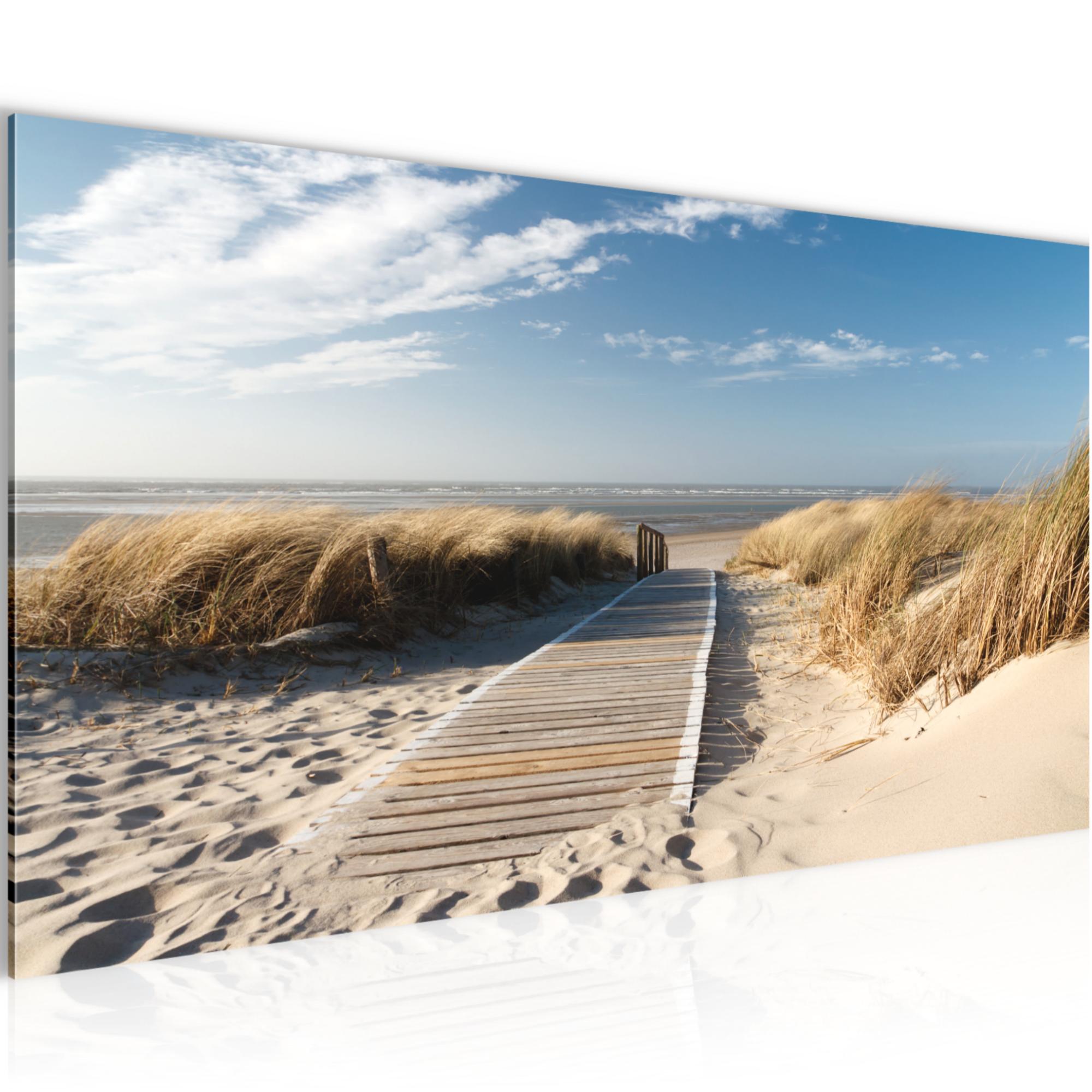 Wandbild XXL Modern Wohnzimmer - Strand - Schlafzimmer Bilder - Made in