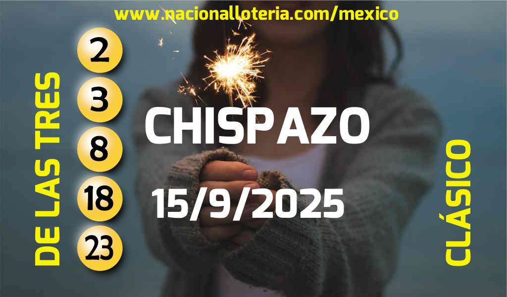 Resultados del Chispazo del Lunes 15 de Septiembre de 2025