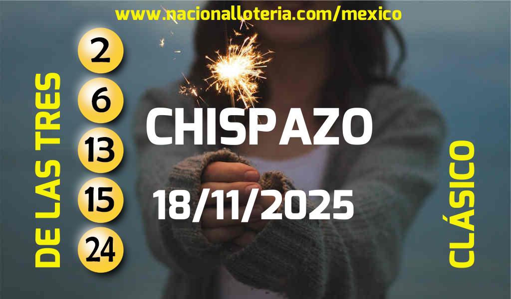 Resultados del Chispazo del Martes 18 de Noviembre de 2025