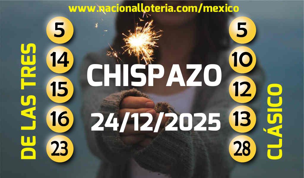 Resultados del Chispazo del Mi&eacute;rcoles 24 de Diciembre de 2025