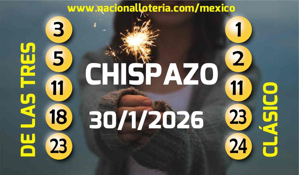 Resultados del Chispazo del Viernes 30 de Enero de 2026