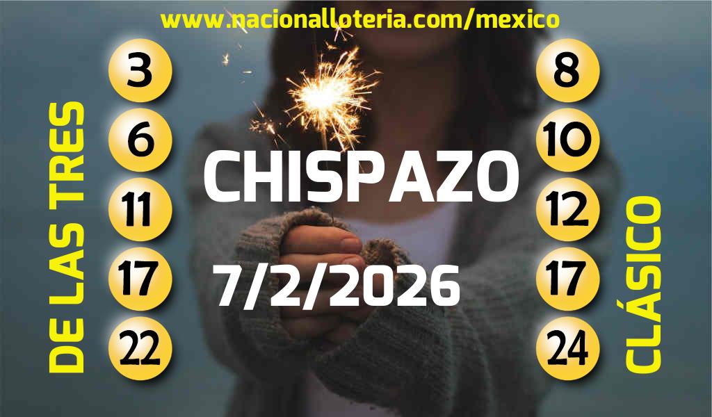 Resultados del Chispazo del S&aacute;bado 7 de Febrero de 2026
