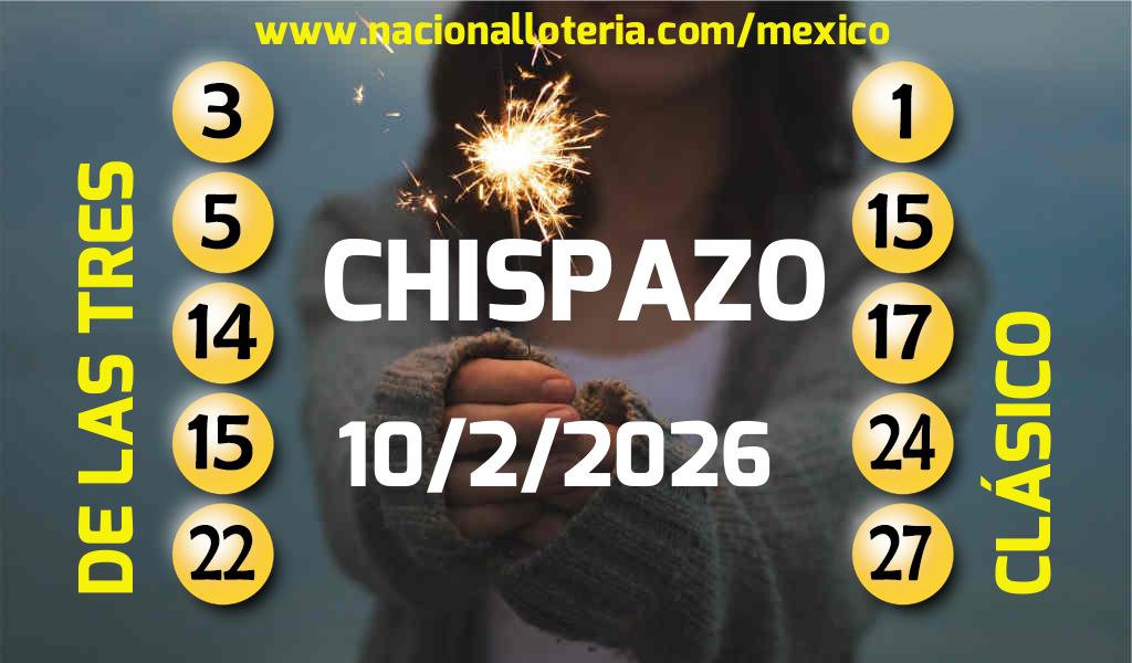 Resultados del Chispazo del Martes 10 de Febrero de 2026