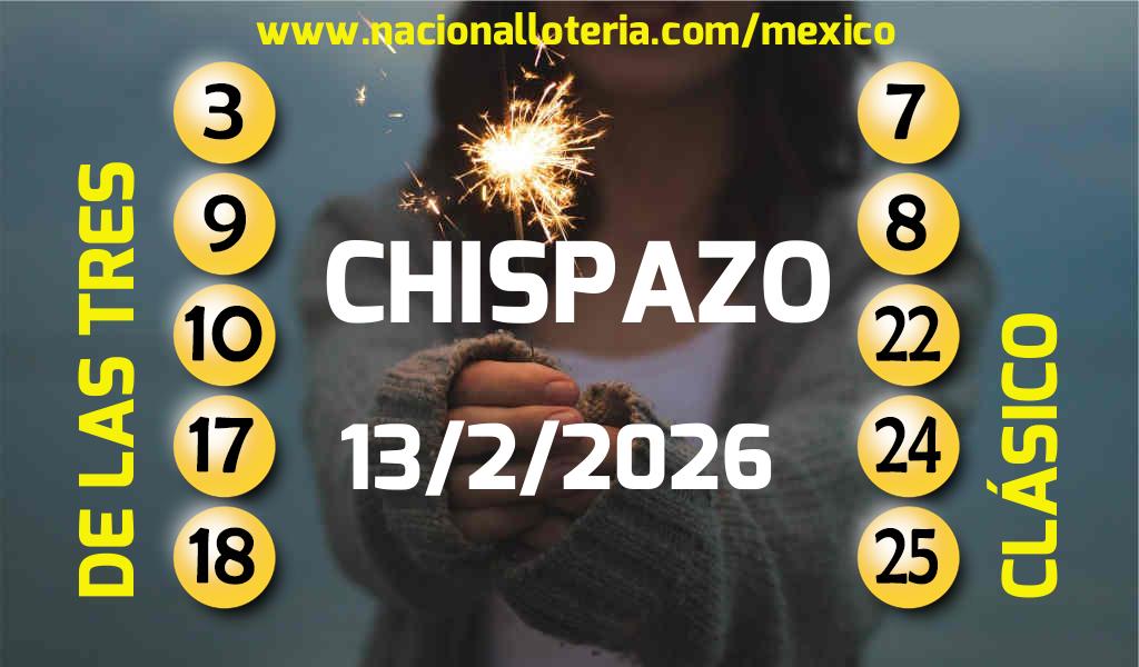 Resultados del Chispazo del Viernes 13 de Febrero de 2026