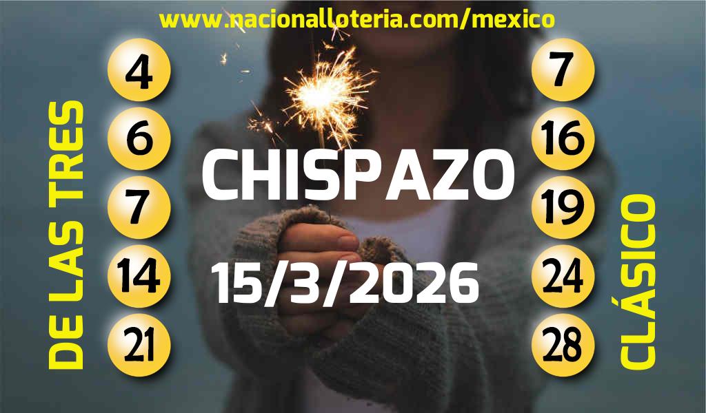 Resultados del Chispazo del Domingo 15 de Marzo de 2026
