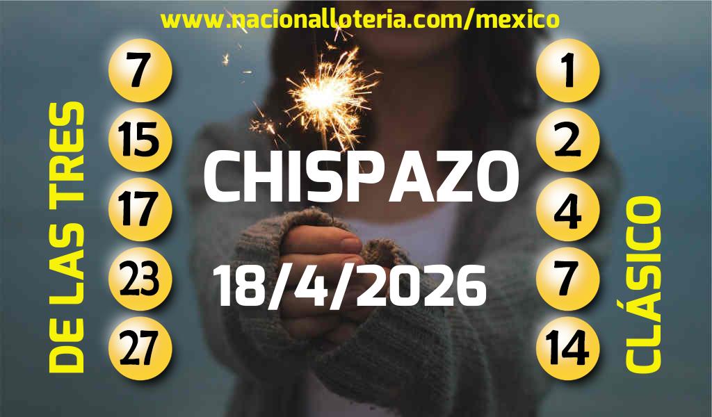 Resultados del Chispazo del S&aacute;bado 18 de Abril de 2026