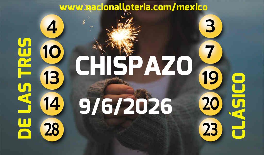 Resultados del Chispazo del Martes 9 de Junio de 2026