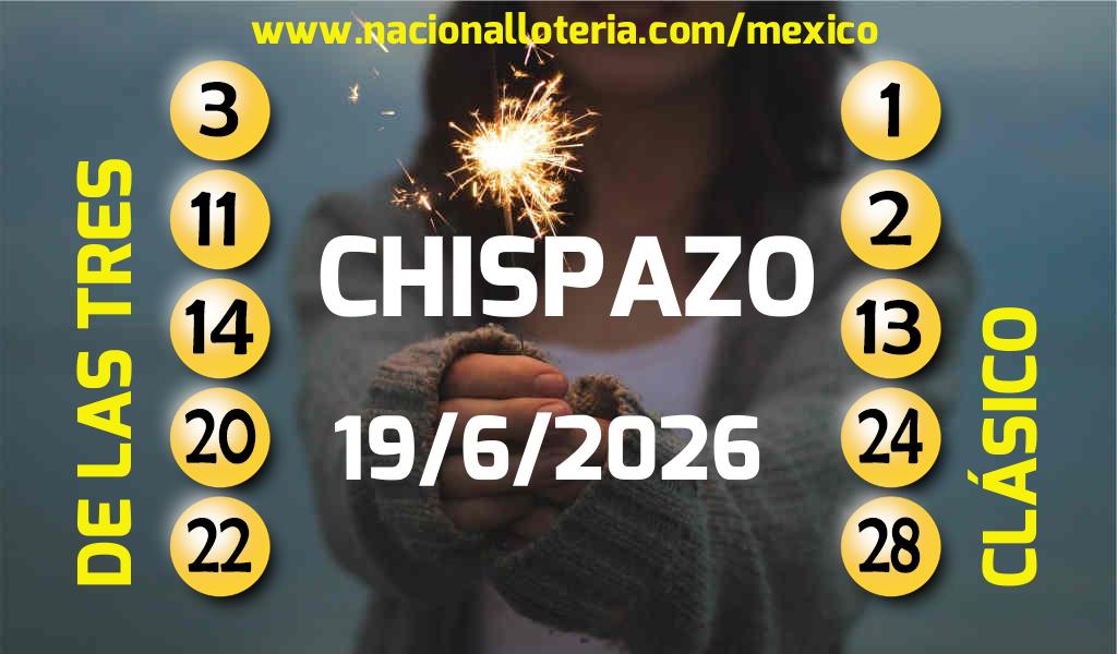 Resultados del Chispazo del Viernes 19 de Junio de 2026