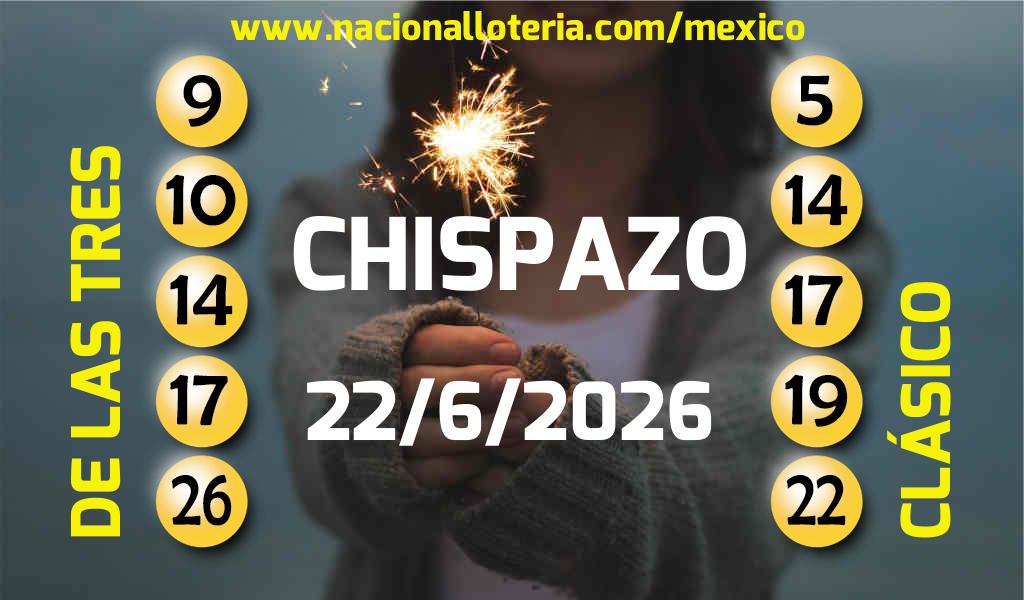 Resultados del Chispazo del Lunes 22 de Junio de 2026