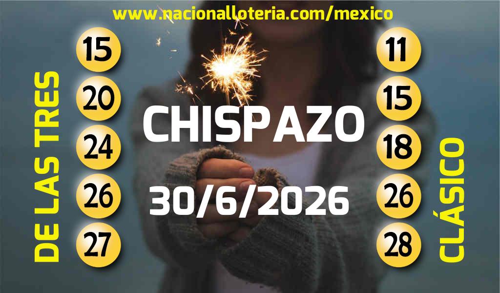 Resultados del Chispazo del Martes 30 de Junio de 2026