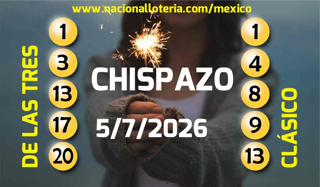 Resultados del Chispazo del Domingo 5 de Julio de 2026