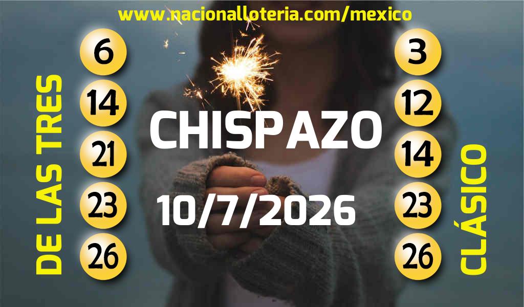 Resultados del Chispazo del Viernes 10 de Julio de 2026