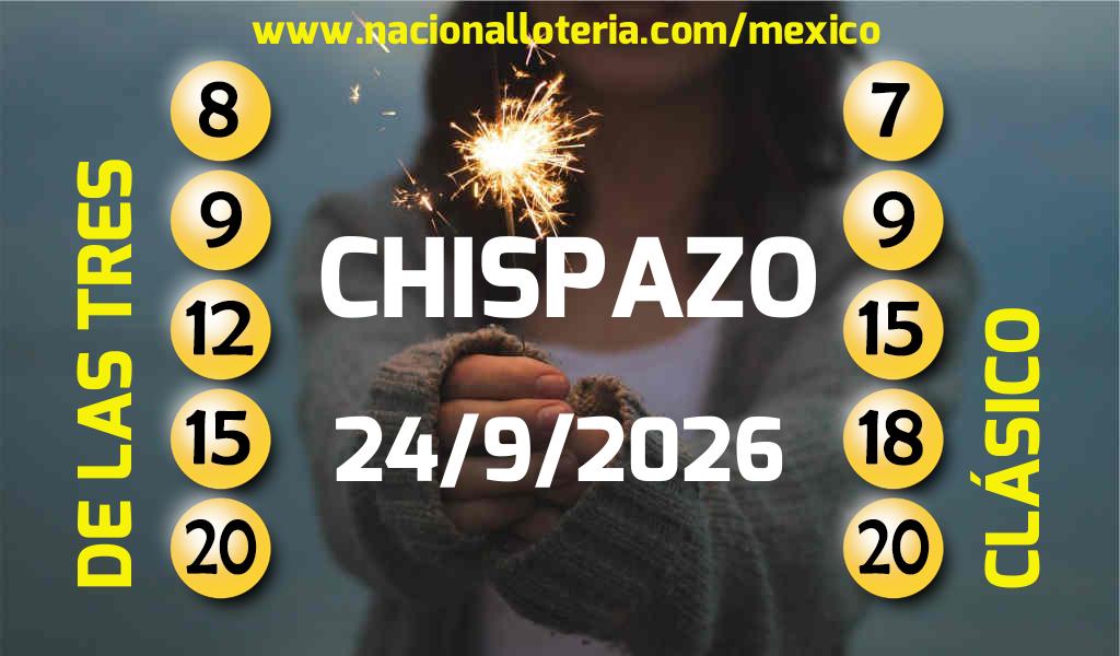 Resultados del Chispazo del Jueves 24 de Septiembre de 2026
