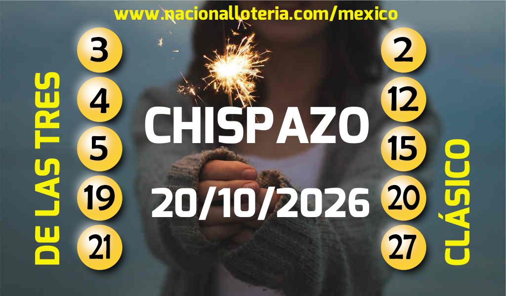 Resultados del Chispazo del Martes 20 de Octubre de 2026