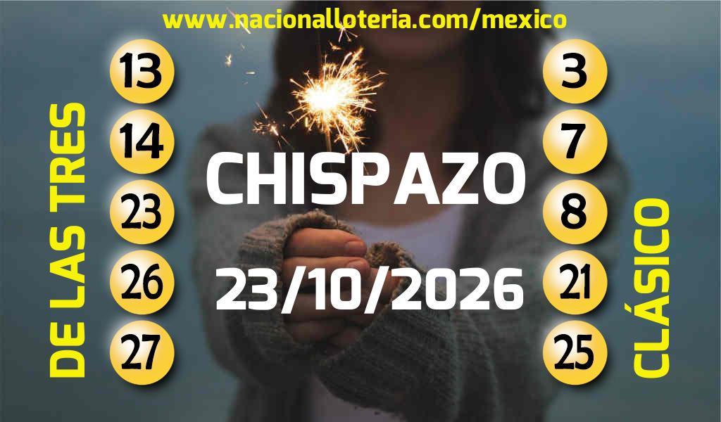 Resultados del Chispazo del Viernes 23 de Octubre de 2026