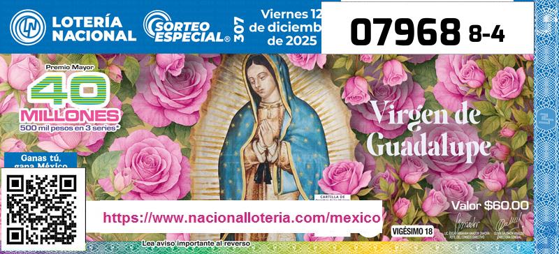 Premio Mayor de la Lotería del Viernes 12 de Diciembre de 2025