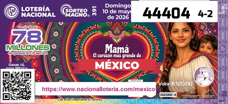 Premio Mayor de la Lotería del Domingo 10 de Mayo de 2026