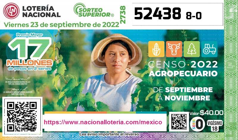 Cachito premiado en la Lotería Nacional del Viernes 23 de Septiembre de 2022 Premio Mayor de la Lotería del Viernes 23 de Septiembre de 2022